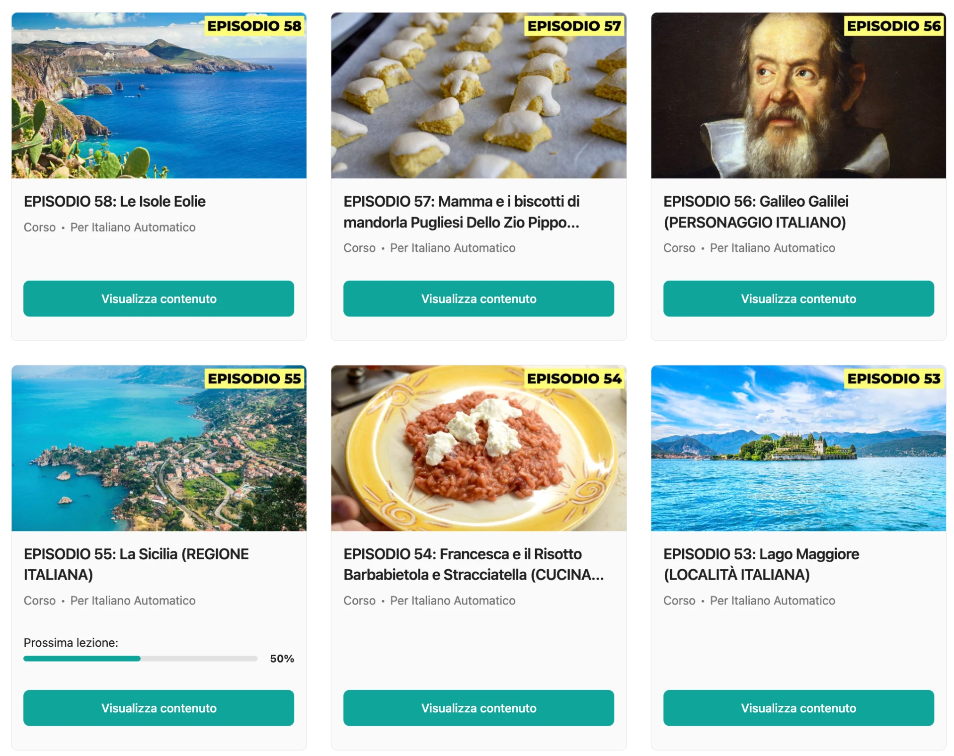 Anteprima della piattaforma Italiano Per La Vita 11
