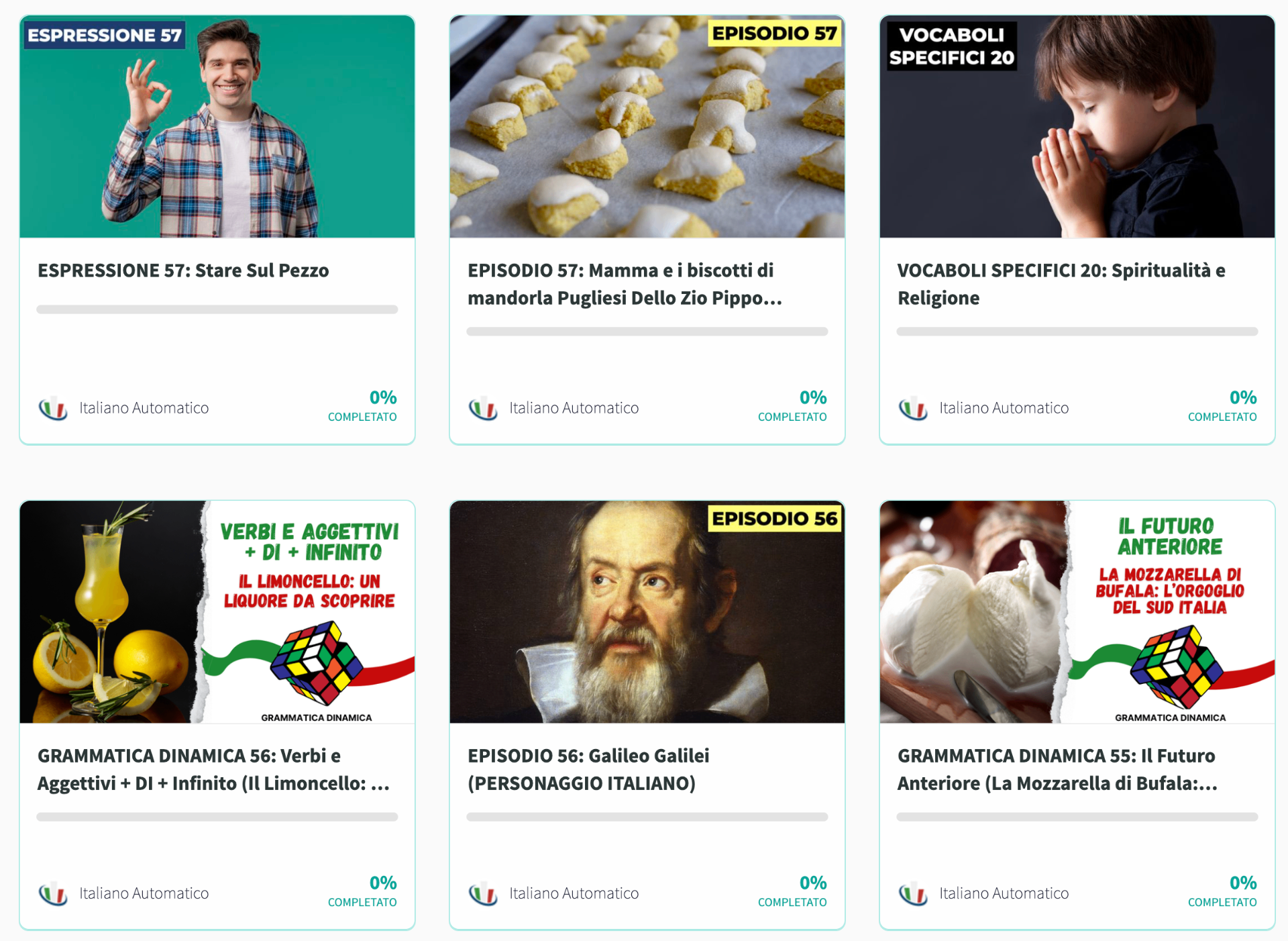 Anteprima della piattaforma Italiano Per La Vita 7
